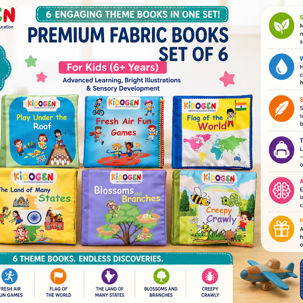Premium Fabric Books Set of 6